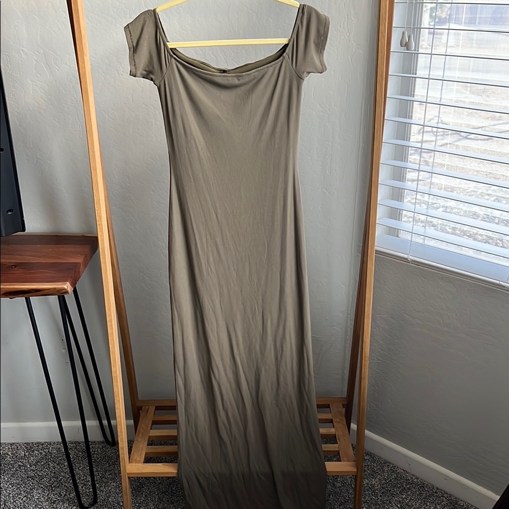 SKIMS Short Sleeve Maxi Dress